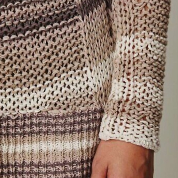 Free People Crochet Sweater XS Top
Long Sleeves BEIGE Ivory GREY
Boho Hippie - Picture 10 of 16